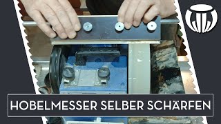 Hobelmesser mit der Tormek schärfen [upl. by Nilorac]