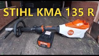 STIHL KMA 135 R REVIEW [upl. by Asoramla]