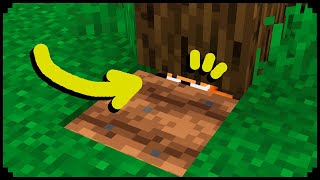 🦊Como fazer uma PASSAGEM SECRETA NA ÁRVORE no MINECRAFT [upl. by Celestyn]