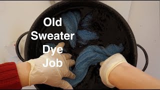 How to Overdye an Old Sweater  Casual Friday 3 [upl. by Agostino804]