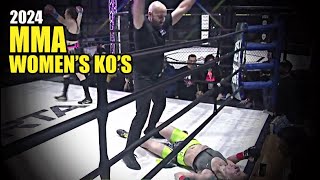 Best Womens MMA Knockouts November 2024 [upl. by Den]