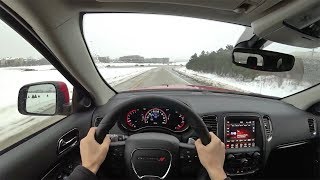 2018 Dodge Durango GT Brass Monkey AWD  POV Driving Impressions Binaural Audio [upl. by Inanaup]