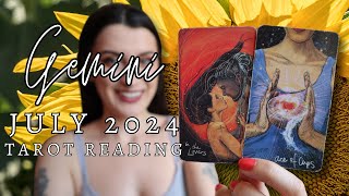 GEMINI ♊ Locking In This Love JULY 2024 Tarot Reading [upl. by Ettenor149]