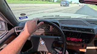 1985 BMW e23 735i POV Drive [upl. by Lala280]