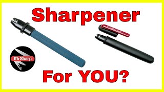 Victorinox dual knife sharpener  How to sharpen a pocket knife [upl. by Aikemit647]