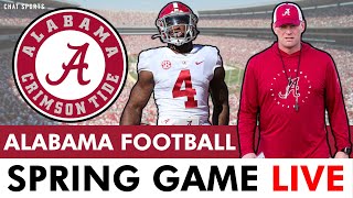 Alabama Football Spring Game Live Streaming Scoreboard PlayByPlay Highlights ADay On ESPN [upl. by Larrad801]