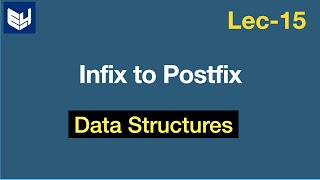 Infix to Postfix conversions example  Data Structures  Lec15  Bhanu Priya [upl. by Reldnahc883]