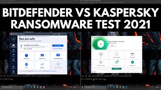 Bitdefender vs Kaspersky Ransomware Test [upl. by Endo]