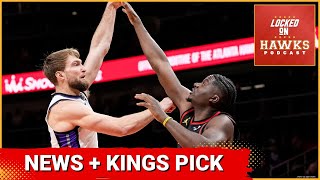 Atlanta Hawks Sacramento Kings 2025 NBA Draft pick breakdown preseason Media Day preview [upl. by Merceer215]