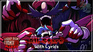 AllStars WITH LYRICS  Friday Night Funkin Marios Madness Cover [upl. by Mayne]