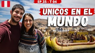 🔥 VIVEN FLOTANDO en el TITICACA 👉🏼 Visitamos las ISLAS de los UROS en PERÚ 🇵🇪🤯  E35T4 [upl. by Allina]