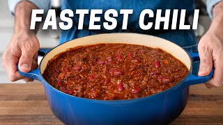 30 Minute Chili With Slow Cooked Flavor [upl. by Hinda]