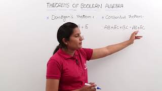 Theorems of Boolean Algebra [upl. by Datnow566]