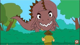 Shikari Shambu In Jurassic Park  Animated Story  Cartoon Stories  Funny Cartoons [upl. by Einahpets]