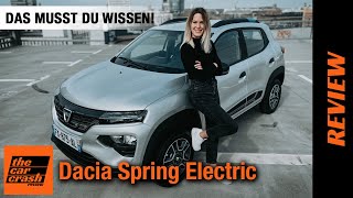 Dacia Spring Electric 2021 Deutschlands günstigstes Elektroauto 🤯 Fahrbericht  Review  Test [upl. by Ahsilrac648]