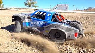 8S 16 Super Baja Rey 20 4WD Brushless Desert Truck RTR  TRACK TIME  RC ADVENTURES [upl. by Ydaf]