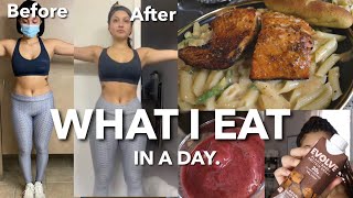 WHAT I EAT IN A DAY TO GET SLIM THICK AND HEALTHY MEALS PROTEIN VITAMINS FtDossier [upl. by Egbert]