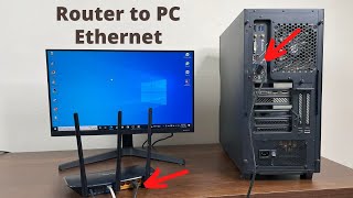 How to Connect Ethernet Cable to PC and Setup [upl. by Aruon]