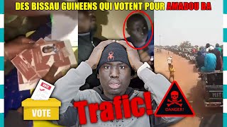 TRAFIC Des Bissau Guinéens votent  UN JEUNE quotpréfet moni niou bayi ba 2éme tourquot  LA DIASPORA [upl. by Lesli]