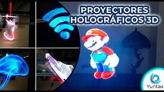 PROYECTORES HOLOGRÁFICOS 3D DEJA UNA IMPRESION INOLVIDABLE  YUNTAS PRODUCCIONES [upl. by Phillip482]