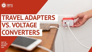 Travel Adapters vs Voltage Converters How Do They Work [upl. by Tennies]