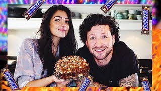 SNICKERS taart bakken  Met KRAANTJE PAPPIE in de keuken  Anna Nooshin [upl. by Isolt]