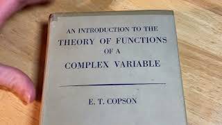 Complex Variables Book from Scotland [upl. by Eelidnarb414]