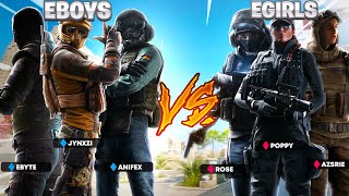 5 EBOYS vs 5 EGIRLS [upl. by Aneekas]