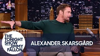 Alexander Skarsgård Teaches Jimmy the Swedish Midsummer Dance [upl. by Sivet]