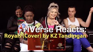 rIVerse Reacts Royals  Live Performance Cover by KZ Tandingan on quotSingerquot [upl. by Moira]