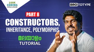 Part 8  Constructors Inheritance Polymorphism  Java Programming Malayalam Tutorial [upl. by Ardnuaet]