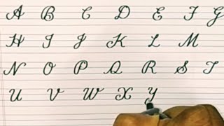 1 Cursive writing  Lesson  1  Capital Letters [upl. by Weihs]