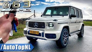 2019 MercedesAMG G63 REVIEW POV Test Drive on AUTOBAHN amp ROAD by AutoTopNL [upl. by Guinn463]