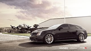 Cadillac CTSV Wagon on 20quot ACE CONVEX WHEELS  RIMS [upl. by Dimitry]