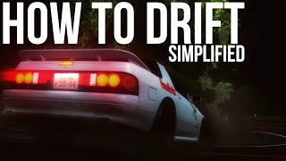 How to Drift SIMPLIFIED Midnight Racing Tokyo [upl. by Analra919]