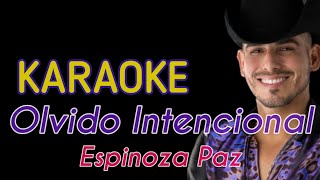 Olvido Intencional  Espinoza Paz Karaoke [upl. by Lucho593]