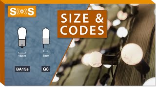 Miniature Light Bulb  Size amp Codes  Spec Sense [upl. by Faina31]