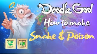 Doodle GodHow To Make Snake amp Poison Elements Combinations [upl. by Nilkcaj]