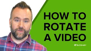 Rotate a Video Quick amp Easy [upl. by Gert]