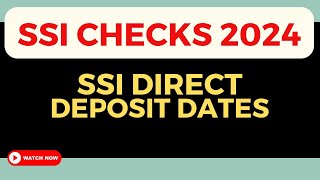 Avoid Delay Know the SSI PAYMENT SCHEDULE for 2024 [upl. by Trotter]