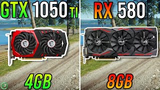 GTX 1050 Ti vs RX 580 8GB  Big Difference [upl. by Compton]