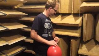 Popping a Balloon in an Anechoic Chamber [upl. by Lotsyrk]