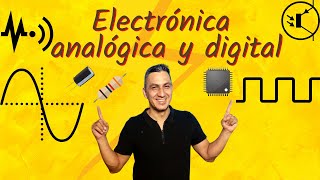 ¿Qué es electrónica señales analógica y digital Diferencias señales y ejemplos prácticos [upl. by Armat]