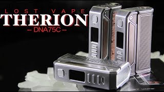 NEW THERION DNA75C by LOST VAPE and POWERED by Evolv TEMP CONTROL MOD REVIEW [upl. by Kazue]