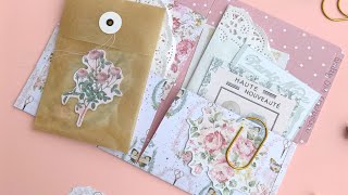 File Folder Pockets Tutorial Junk Journal Folder  Ephemera Storage  DIY Folder [upl. by Hanikahs618]