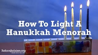 How to Light the Hanukkah Menorah [upl. by Odranoel]