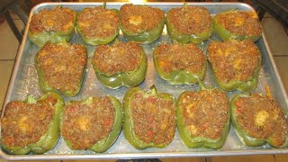 How to make New Orleans Stuffed Bell Peppers [upl. by Atiana899]