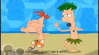 Phineas y Ferb Canciones quotMi playa esquot [upl. by Strenta]