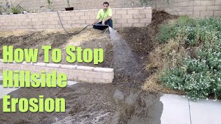 Erosion Control Product to Limit Erosion of Soil Simple Landscaping Solution for Terrace Gardening [upl. by Arretnahs]