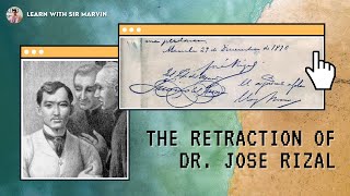 THE RETRACTION OF JOSE RIZAL [upl. by Josee806]